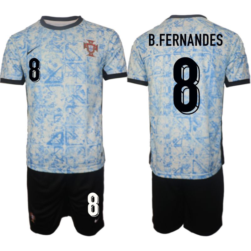 Men 2024-2025 Season Portugal away black #8 Soccer Jersey->baltimore orioles->MLB Jersey